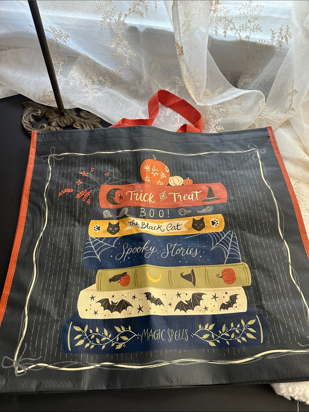 TJ Maxx Halloween books tote bag